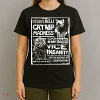 Catnip Madness Cute Kitten Cat Lover Gift For Cat Owners T-Shirt thumb 4