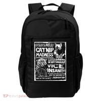 Catnip Madness Cute Kitten Cat Lover Gift For Cat Owners Backpack thumb 0
