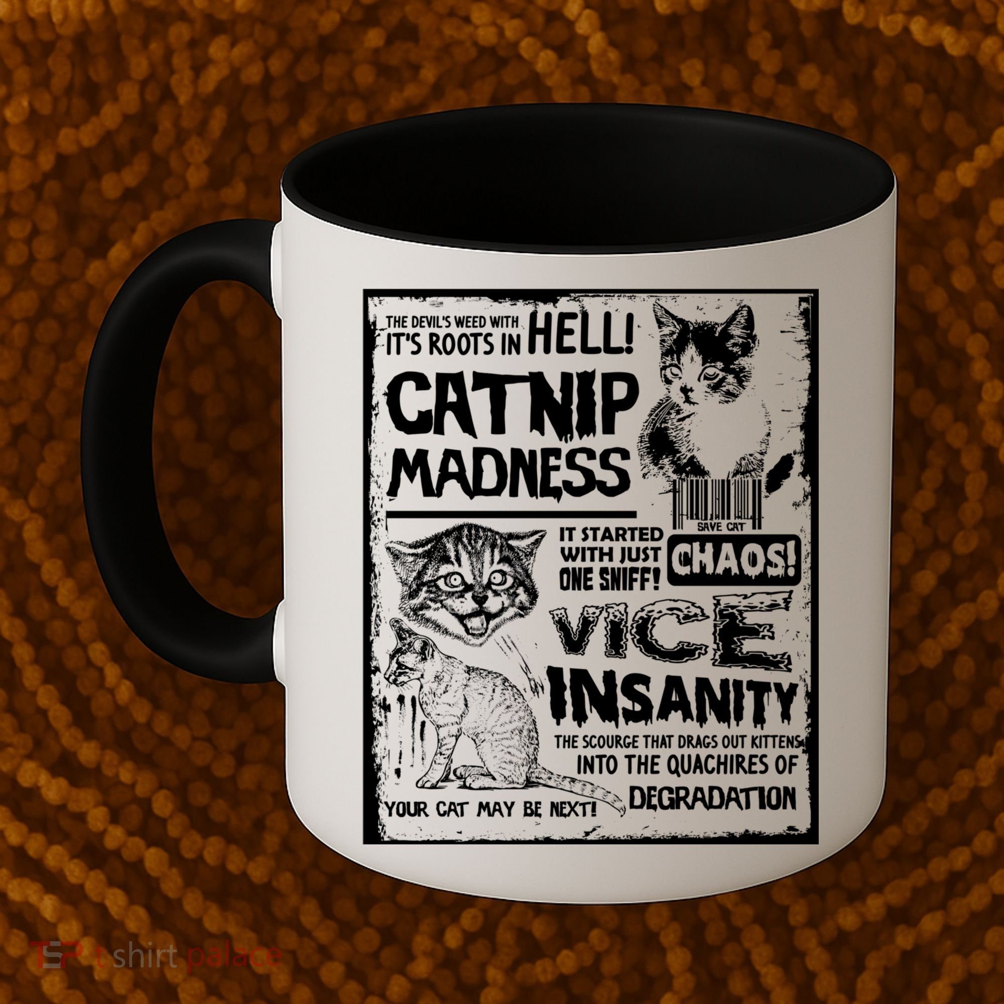 Catnip Madness Cute Kitten Cat Lover Gift For Cat Owners Coffee Mug