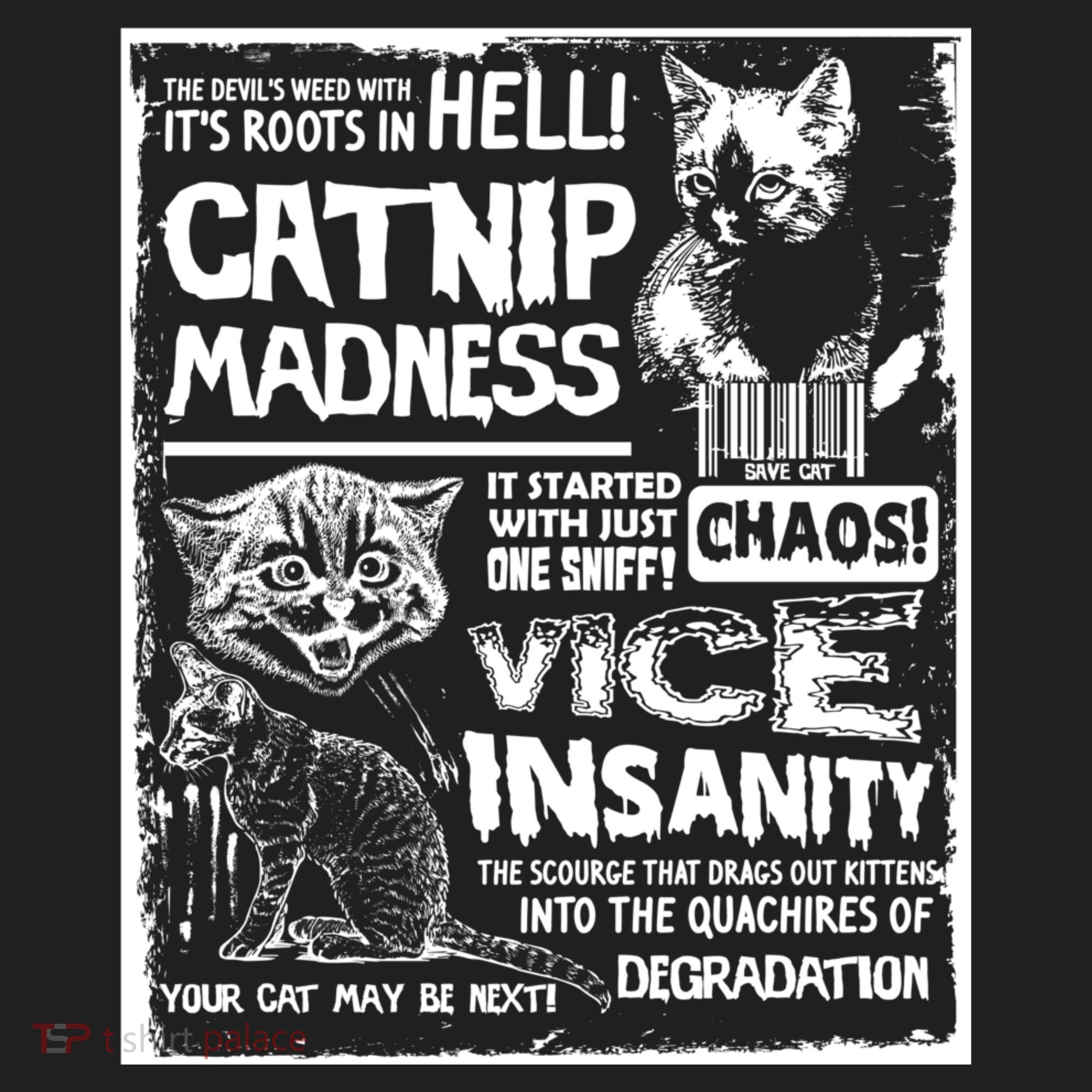 Catnip Madness Cute Kitten Cat Lover Gift For Cat Owners Beanie