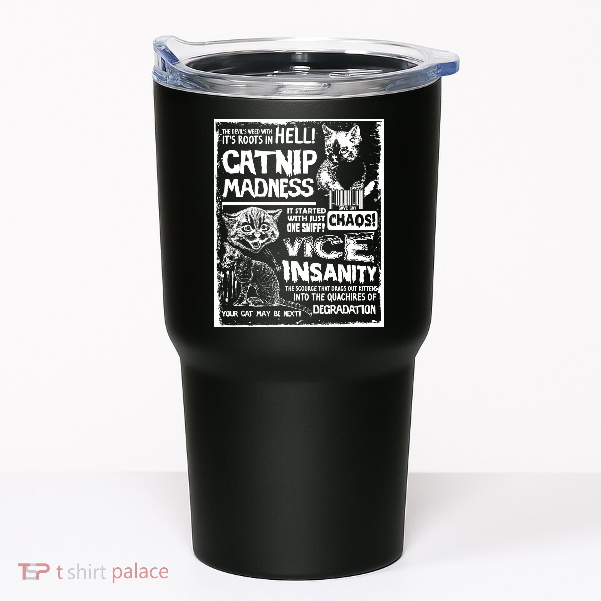 Catnip Madness Cute Kitten Cat Lover Gift For Cat Owners Tumbler