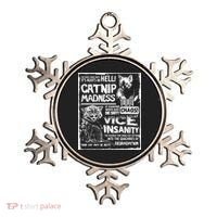 Catnip Madness Cute Kitten Cat Lover Gift For Cat Owners Ornament thumb 0