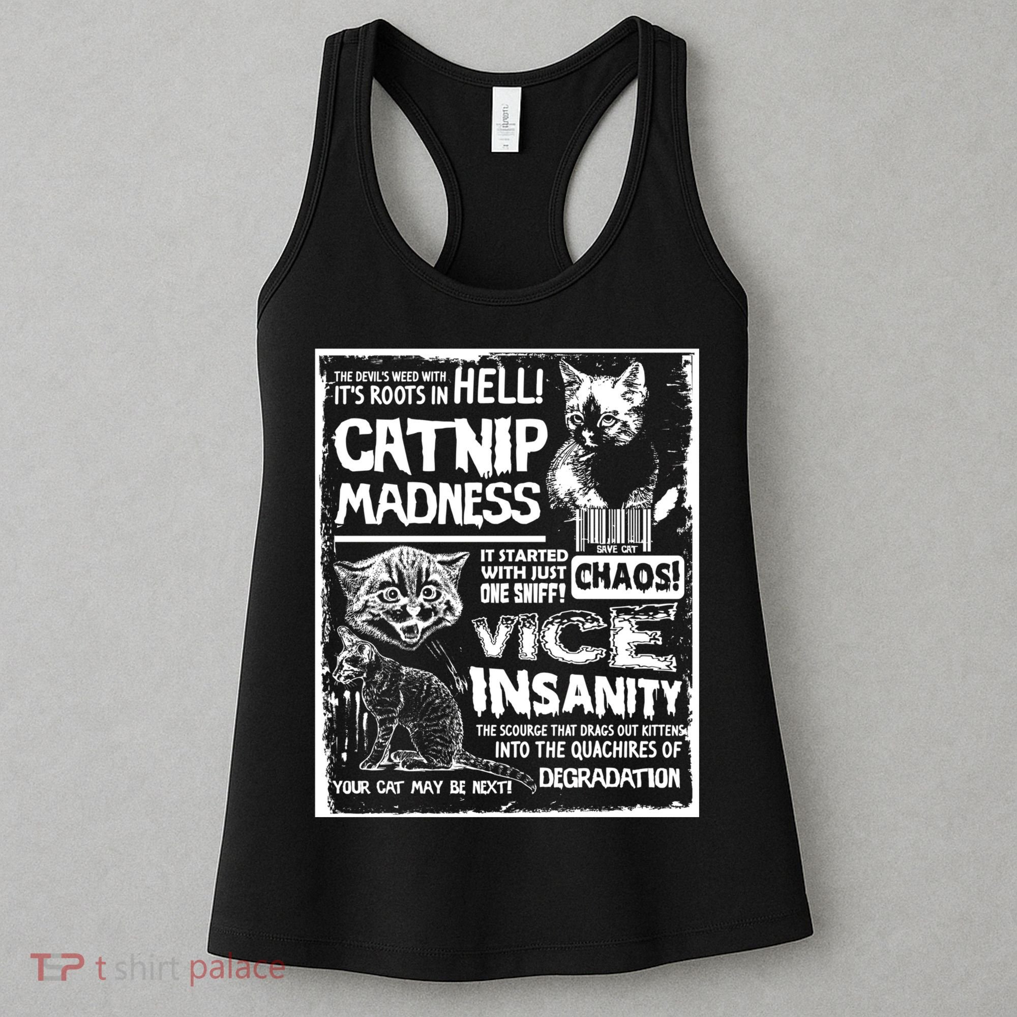 Catnip Madness Cute Kitten Cat Lover Gift For Cat Owners Women's Tank Top