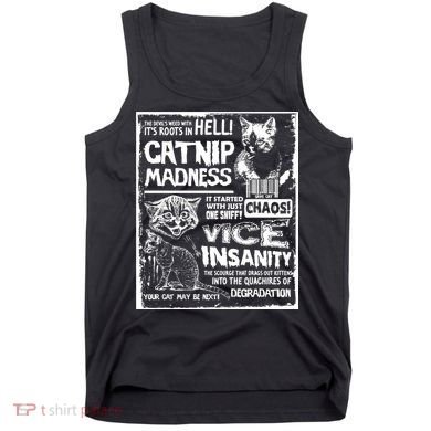 Catnip Madness Cute Kitten Cat Lover Gift For Cat Owners Tank Top