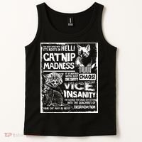 Catnip Madness Cute Kitten Cat Lover Gift For Cat Owners Tank Top thumb 2