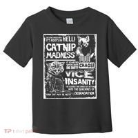 Catnip Madness Cute Kitten Cat Lover Gift For Cat Owners Toddler T-Shirt thumb 0