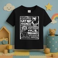 Catnip Madness Cute Kitten Cat Lover Gift For Cat Owners Toddler T-Shirt thumb 3