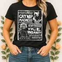 Catnip Madness Cute Kitten Cat Lover Gift For Cat Owners Women's T-Shirt thumb 2