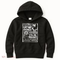 Catnip Madness Cute Kitten Cat Lover Gift For Cat Owners Kids Hoodie thumb 0
