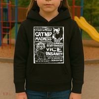 Catnip Madness Cute Kitten Cat Lover Gift For Cat Owners Kids Hoodie thumb 3