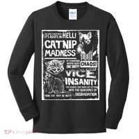 Catnip Madness Cute Kitten Cat Lover Gift For Cat Owners Kids Long Sleeve Shirt thumb 0