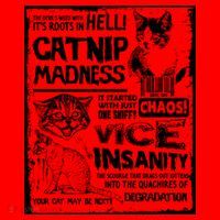 Catnip Madness Cute Kitten Cat Lover Gift For Cat Owners Santa Hat thumb 1