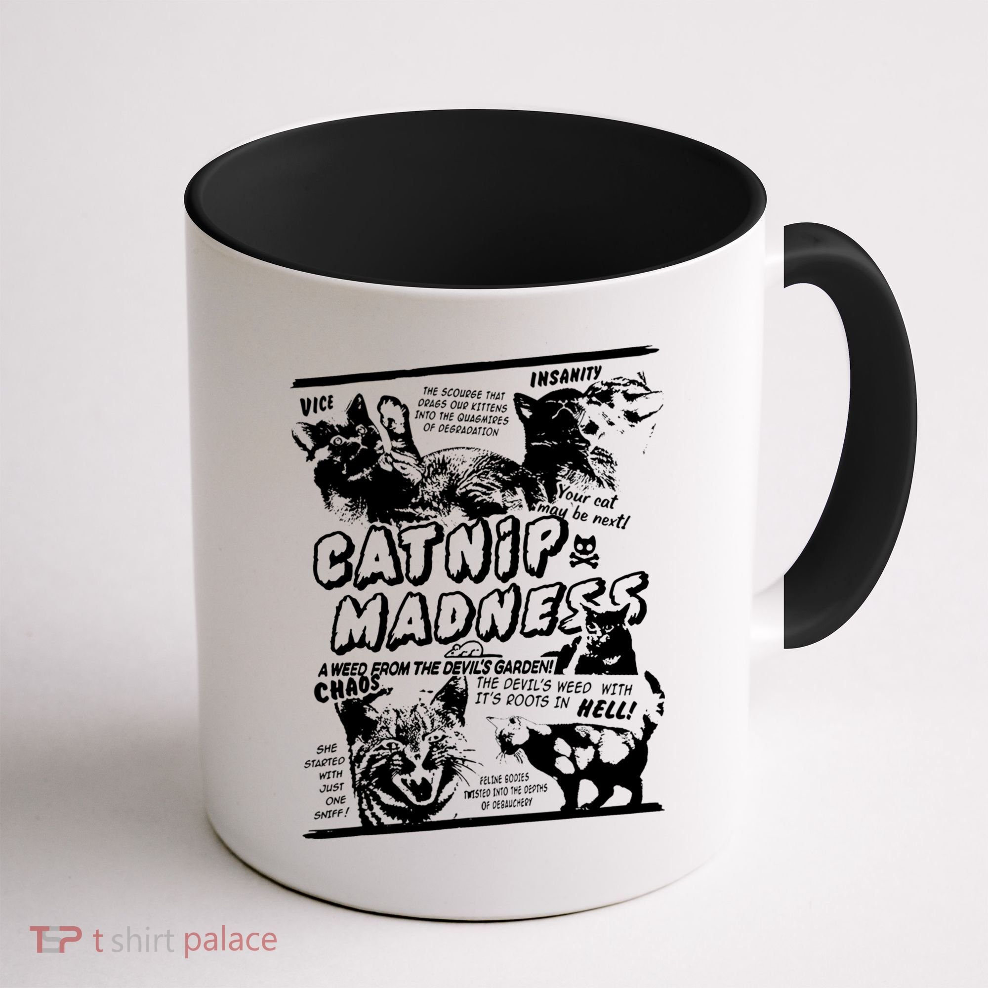 Catnip Madness Cute Kitten Cat Lover Gift For Cat Owners Coffee Mug