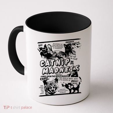 Catnip Madness Cute Kitten Cat Lover Gift For Cat Owners Coffee Mug
