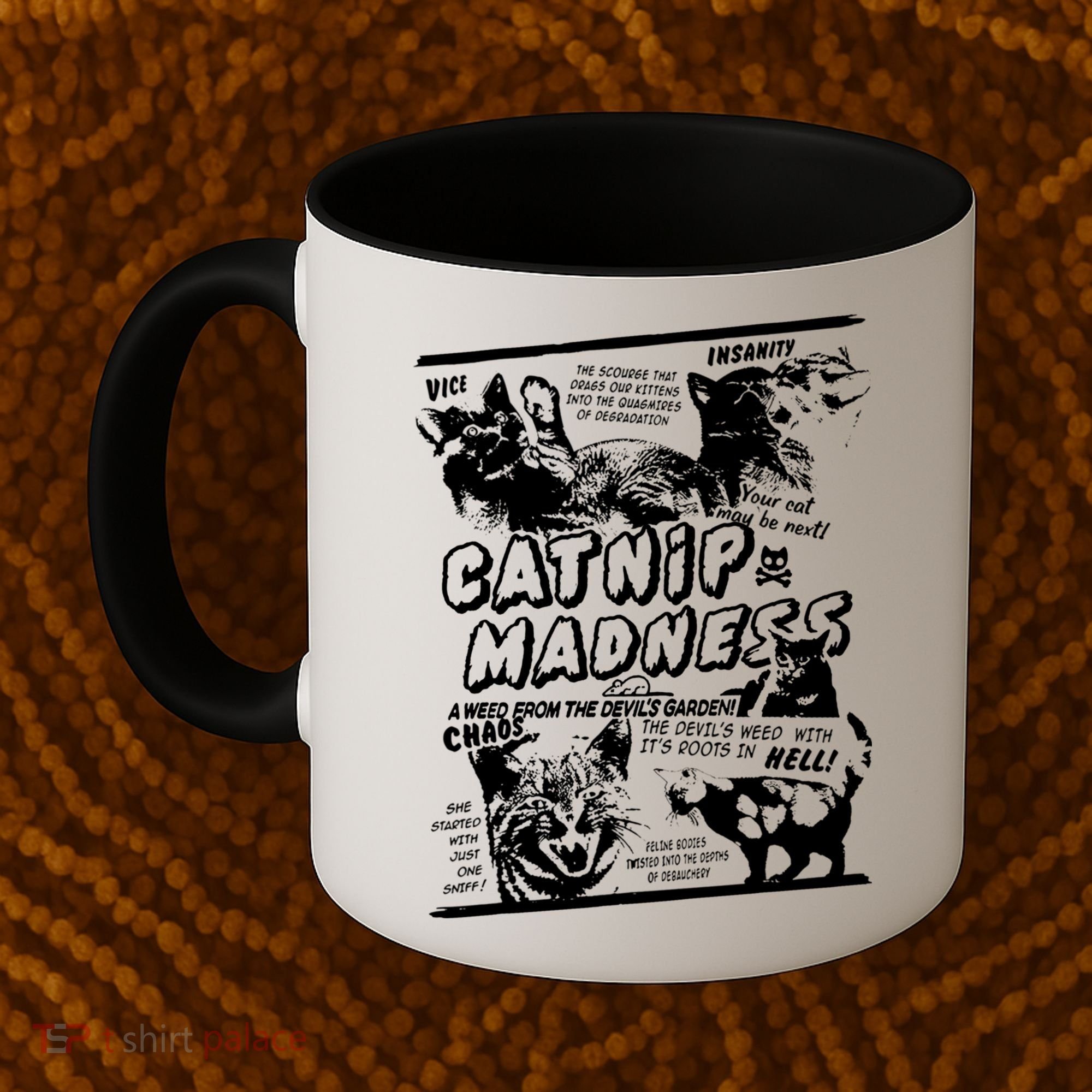 Catnip Madness Cute Kitten Cat Lover Gift For Cat Owners Coffee Mug