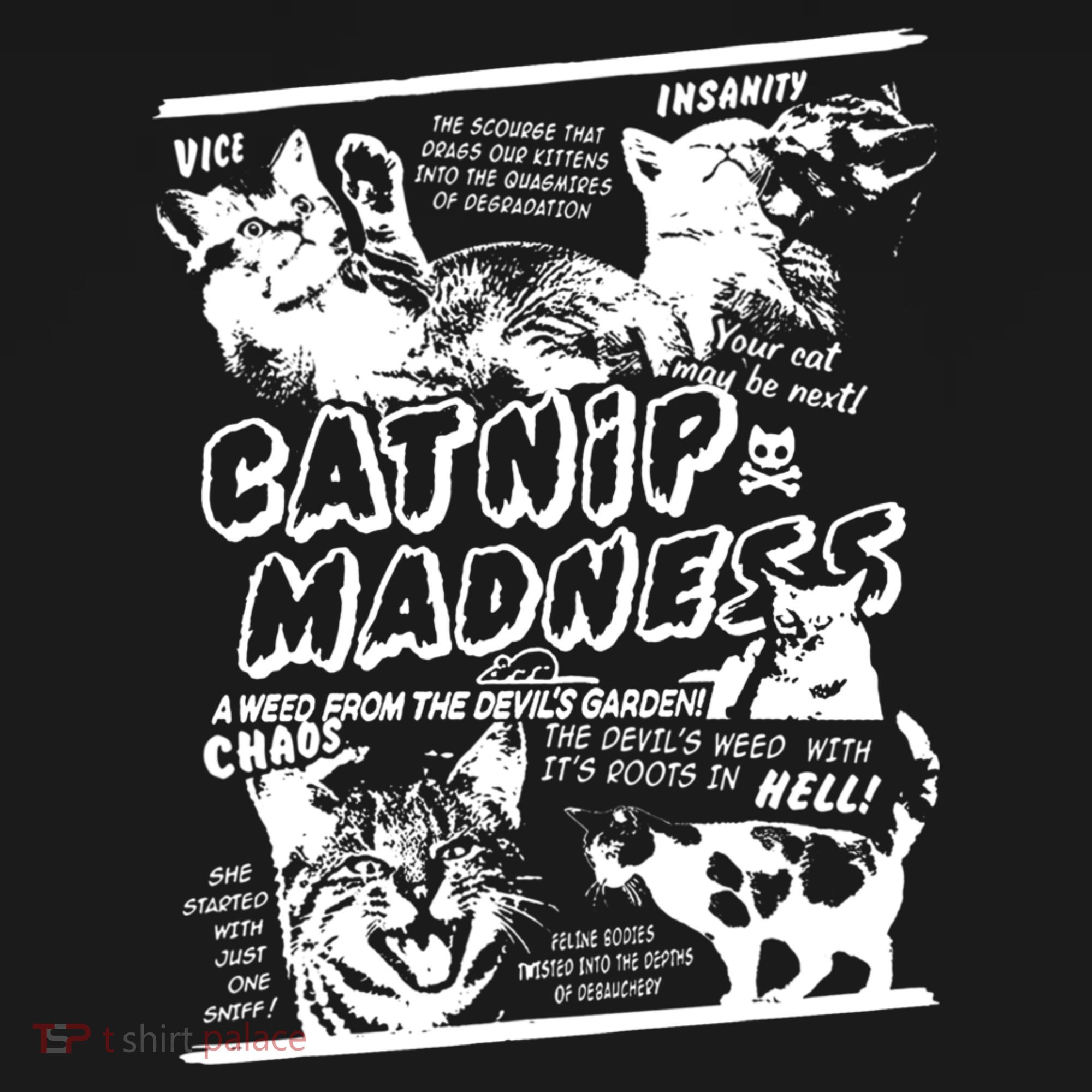 Catnip Madness Cute Kitten Cat Lover Gift For Cat Owners Women's Hoodie