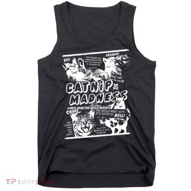 Catnip Madness Cute Kitten Cat Lover Gift For Cat Owners Tank Top