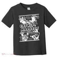 Catnip Madness Cute Kitten Cat Lover Gift For Cat Owners Toddler T-Shirt thumb 0