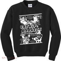 Catnip Madness Cute Kitten Cat Lover Gift For Cat Owners Kids Sweatshirt thumb 0