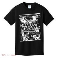 Catnip Madness Cute Kitten Cat Lover Gift For Cat Owners Kids T-Shirt thumb 0
