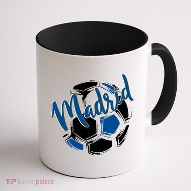 Cool Madrid Cf Soccer Ball Coffee Mug back