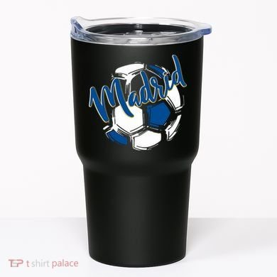 Cool Madrid Cf Soccer Ball Tumbler