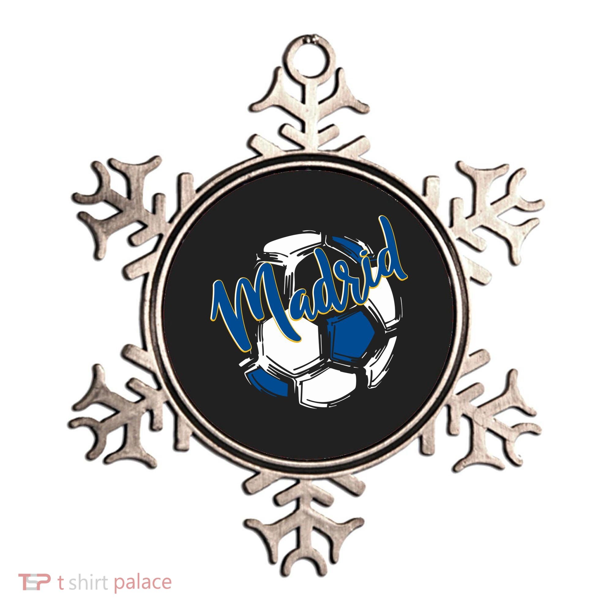 Cool Madrid Cf Soccer Ball Ornament