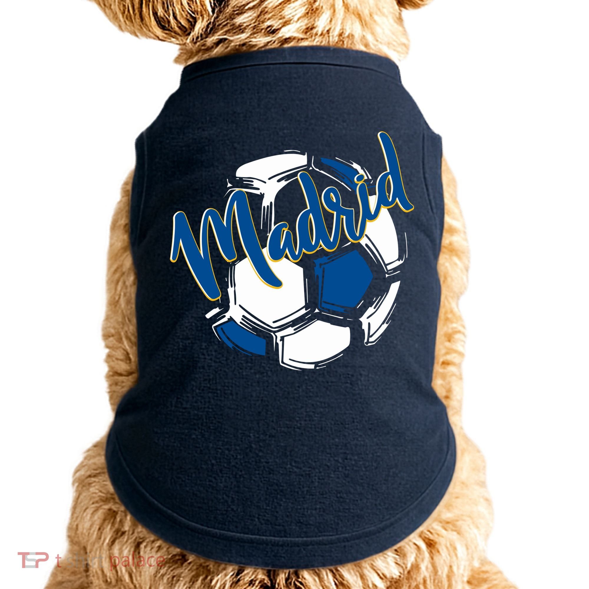 Cool Madrid Cf Soccer Ball Doggie Tank