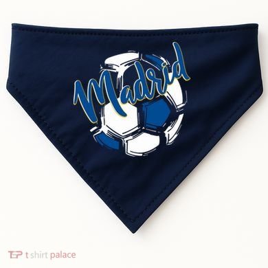 Cool Madrid Cf Soccer Ball USA-Made Doggie Bandana