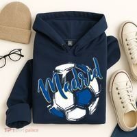 Cool Madrid Cf Soccer Ball Hoodie thumb 4