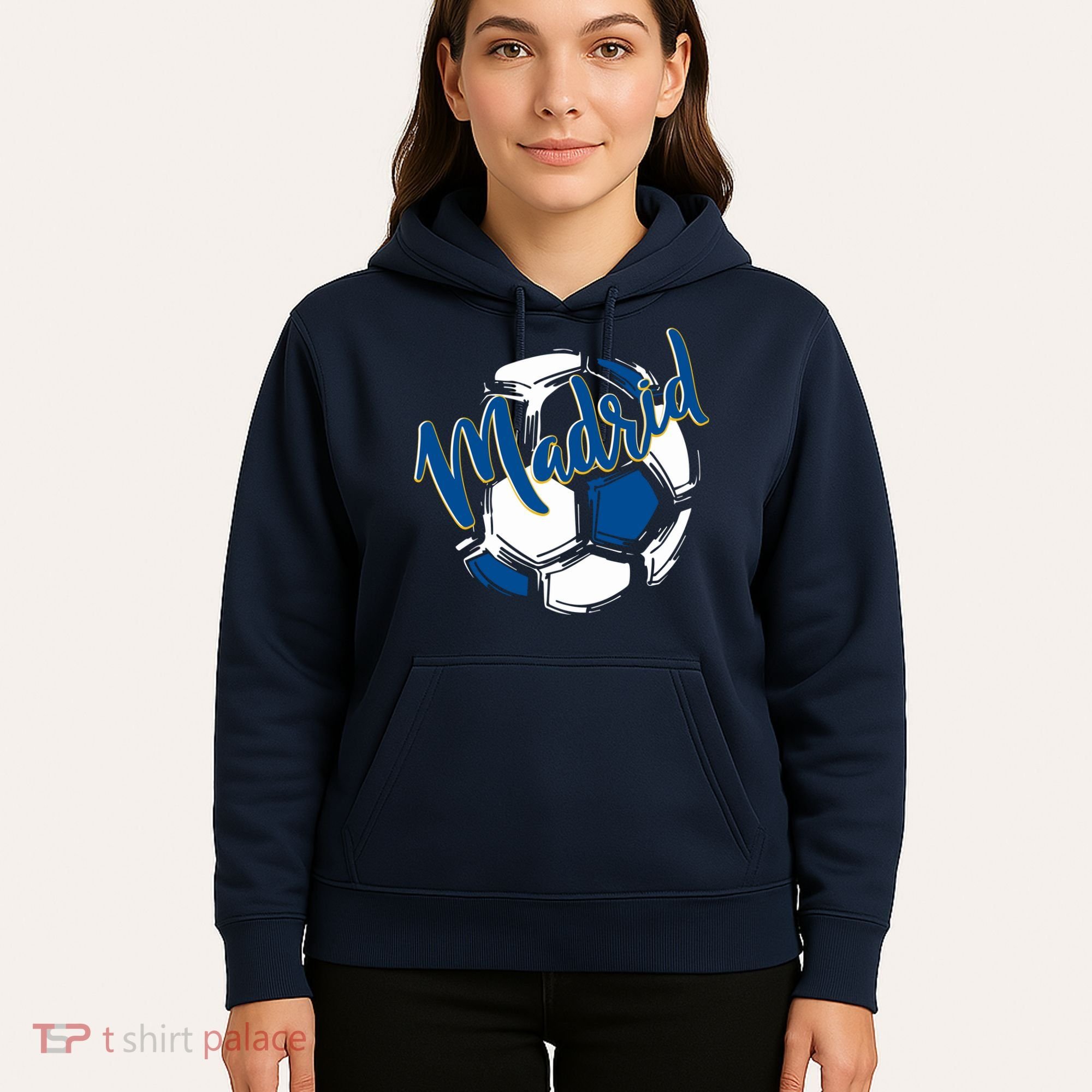 Cool Madrid Cf Soccer Ball Hoodie