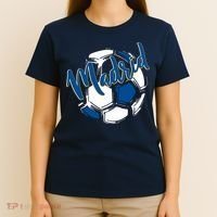Cool Madrid Cf Soccer Ball T-Shirt thumb 4