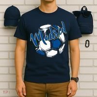 Cool Madrid Cf Soccer Ball T-Shirt thumb 6
