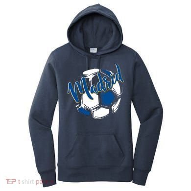Cool Madrid Cf Soccer Ball Women's Hoodie