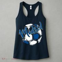 Cool Madrid Cf Soccer Ball Women's Tank Top thumb 3