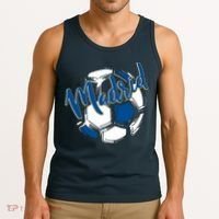 Cool Madrid Cf Soccer Ball Tank Top thumb 3