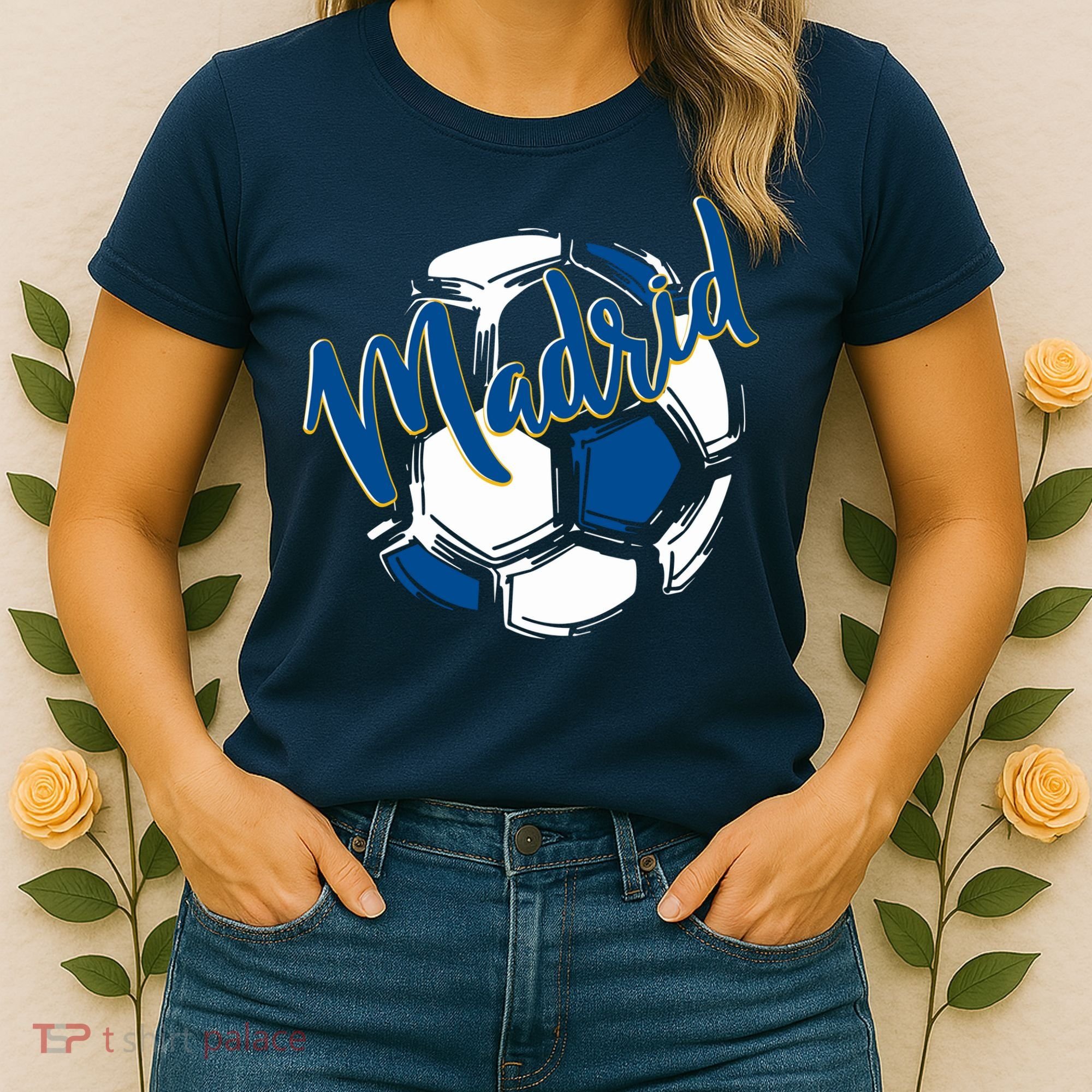 Cool Madrid Cf Soccer Ball Women's T-Shirt