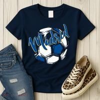 Cool Madrid Cf Soccer Ball Women's T-Shirt thumb 3