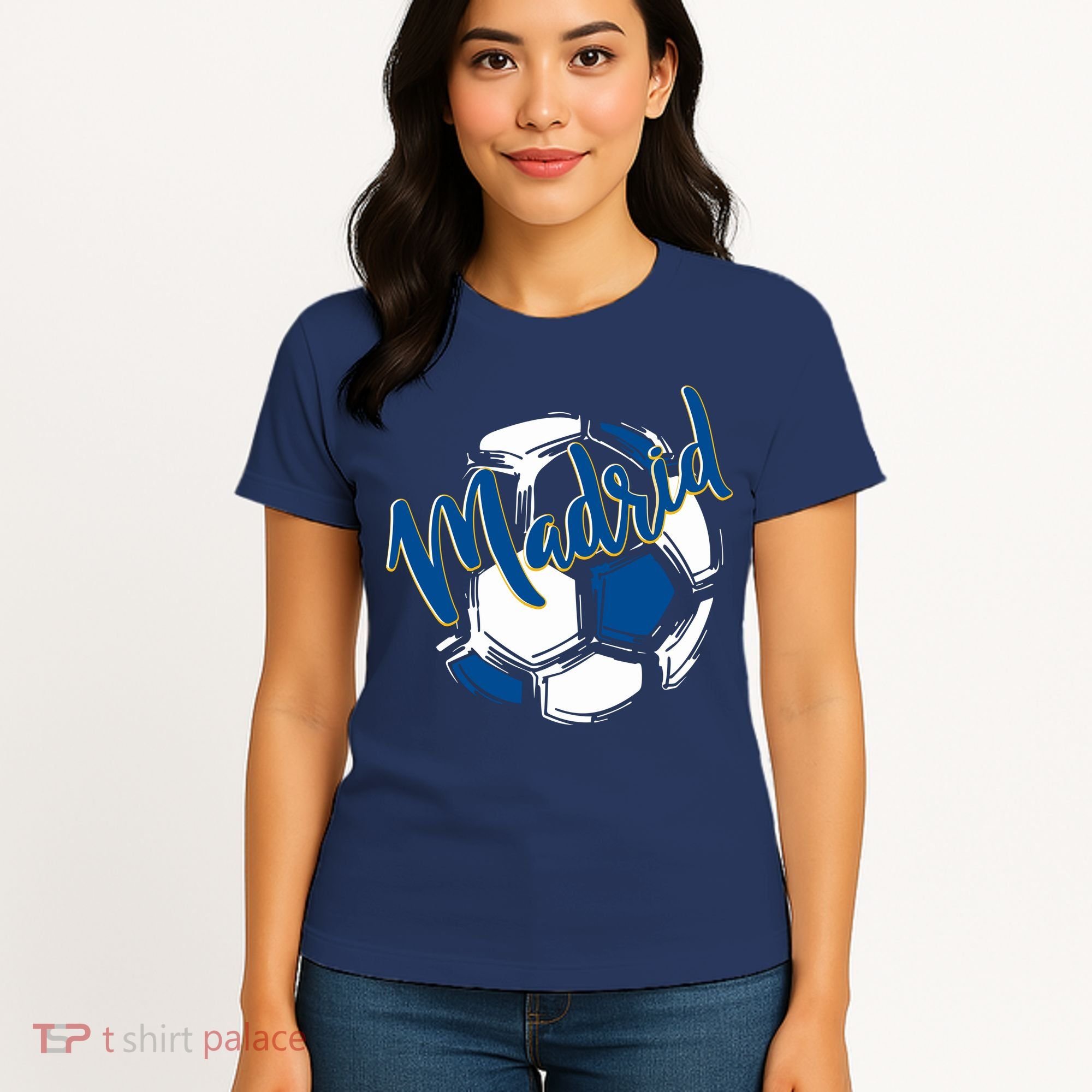 Cool Madrid Cf Soccer Ball Women's T-Shirt