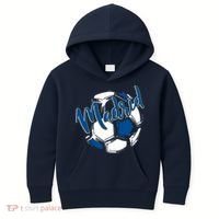 Cool Madrid Cf Soccer Ball Kids Hoodie thumb 0