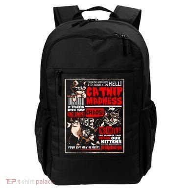 Catnip Madness Cute Kitten Cat Lover Gift For Cat Owners Backpack