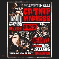 Catnip Madness Cute Kitten Cat Lover Gift For Cat Owners Beanie thumb 2