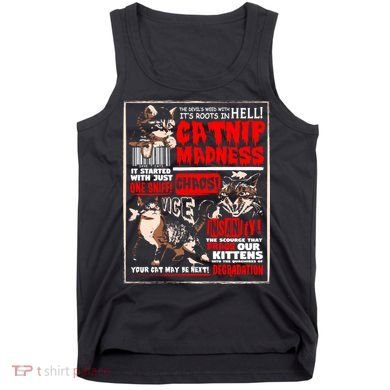 Catnip Madness Cute Kitten Cat Lover Gift For Cat Owners Tank Top