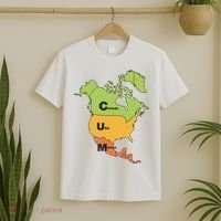 Cum Map Canada Usa And Mexico T-Shirt thumb 2