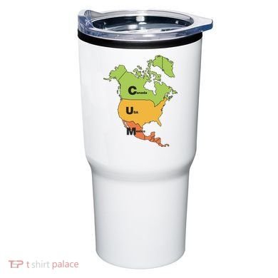 Cum Map Canada Usa And Mexico Tumbler