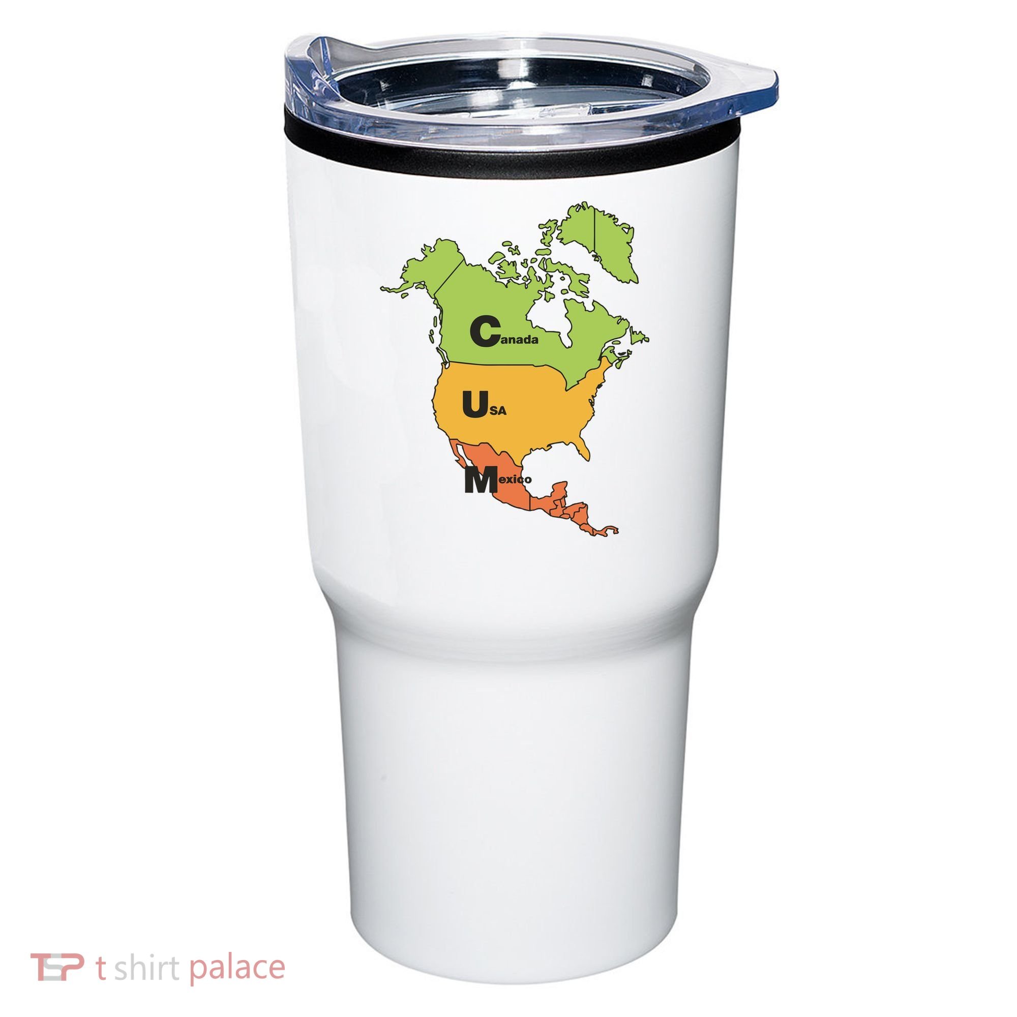 Cum Map Canada Usa And Mexico Tumbler