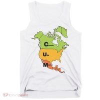 Cum Map Canada Usa And Mexico Tank Top thumb 0