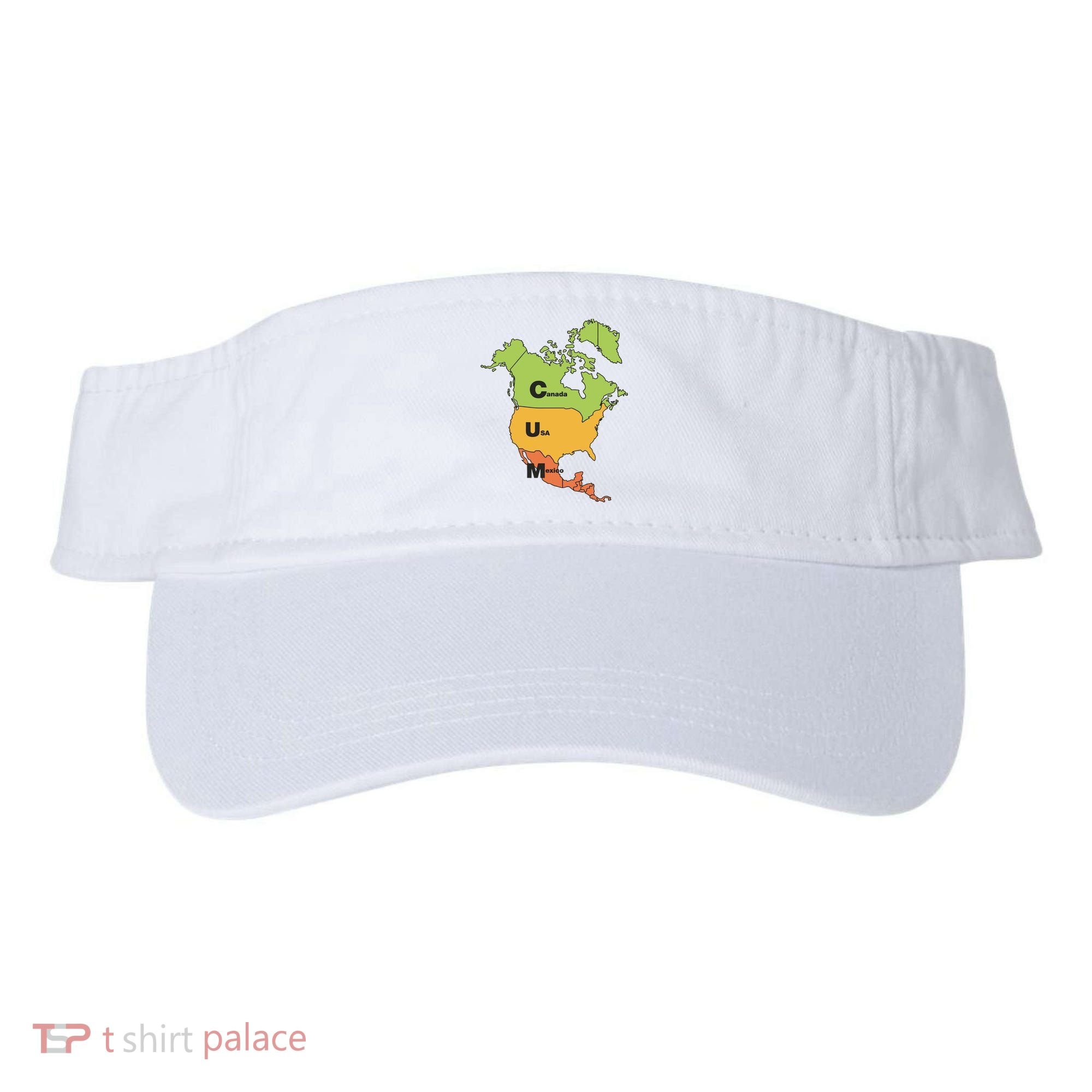 Cum Map Canada Usa And Mexico Visor