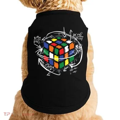 Colorful Math Cube Gift Doggie Tank