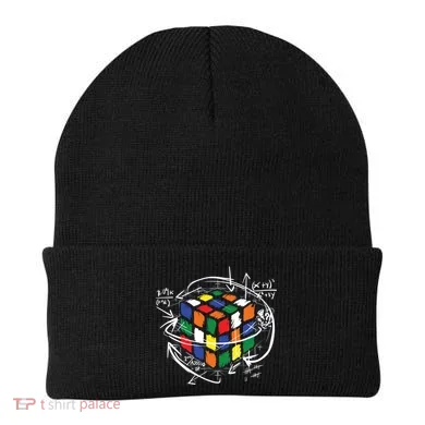 Colorful Math Cube Gift Beanie